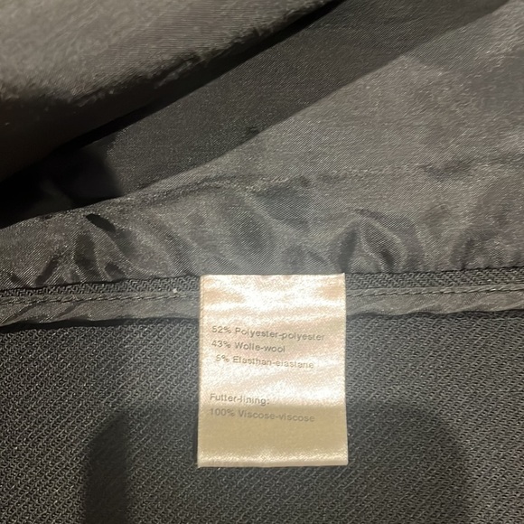 AKRIS Punto Wool Blend Black Jacket Size 4 - Picture 9 of 14